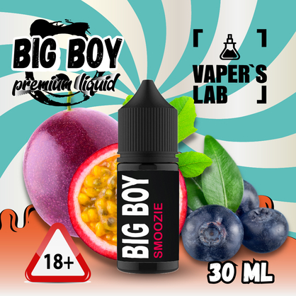 Фото, Видеообзор на жижку Salt BIG BOY Salt Smoozie tropic fruits 30 ml