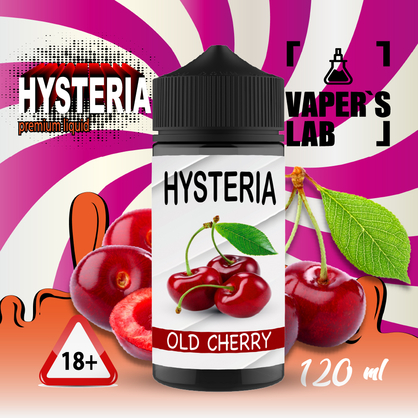 Фото купити жижу hysteria old cherry 100 ml