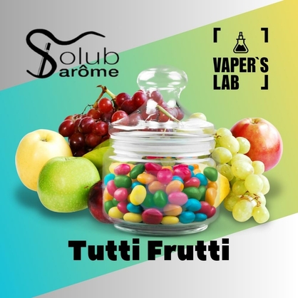 Фото, Видео, Аромки для вейпа Solub Arome "Tutti Frutti" (Фруктовая жвачка) 