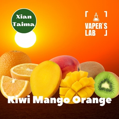 Фото, Відеоогляди на Найкращі ароматизатори для вейпа Xi'an Taima "Kiwi Mango Orange" (Ківі манго апельсин) 