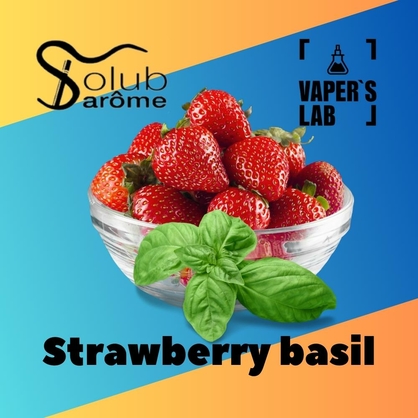 Фото, Відеоогляди на Кращі смаки для самозамісу Solub Arome "Strawberry basil" (Полуниця з базиліком) 