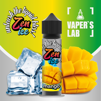 Фото жидкость для вейпа zen ice mango