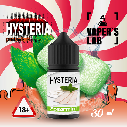 Фото, Видеообзор на жижку Salt Hysteria Salt Spearmint 30 ml