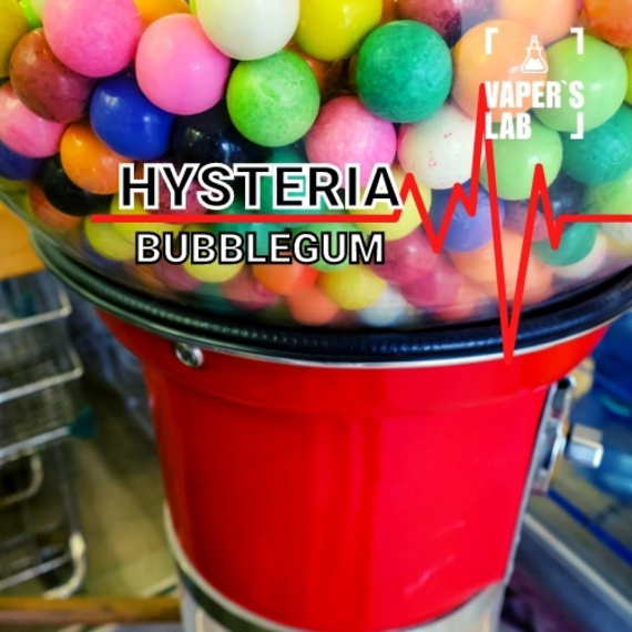 Відгуки на Заправки для вейпа Hysteria Bubblegum 30 ml