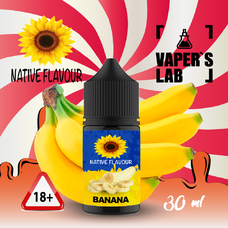 Жидкости Salt для POD систем Native Flavour Banana 30