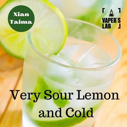 Фото, Відеоогляди на Ароматизатори для рідин Xi'an Taima "Very Sour Lemon and Cold" (Дуже кислий і холодний лимон) 