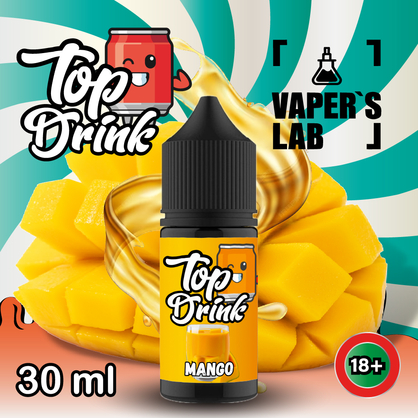 Фото, Видеообзор на жижку Salt Top Drink SALT Mango 30 ml