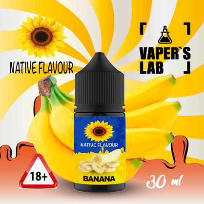 Фото жидкость для под систем native flavour banana 30 ml