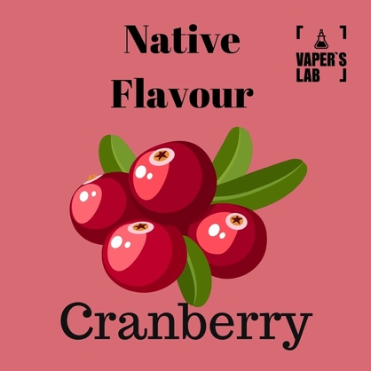 Фото жижа для вейпа 30 грн native flavour cranberry 120 ml