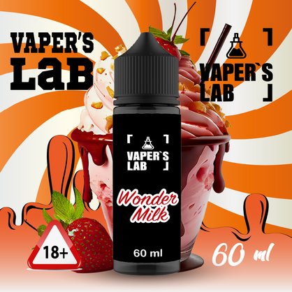 Фото, Видео на Жижи Vapers Lab Wonder milk 60 ml