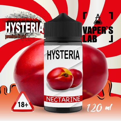 Фото жижа для вейпа до 100 грн hysteria nectarine 100 ml