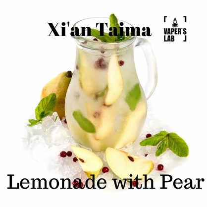 Фото, Відеоогляди на Ароматизатор для самозамісу Xi'an Taima "Lemonade with Pear" (Грушевий лимонад) 