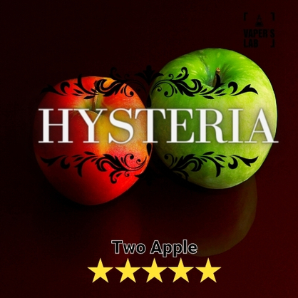 Фото, Видео на Жидкости для вейпов Hysteria Two Apples 30 ml