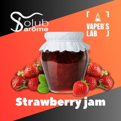 Фото, Видео, Ароматизатор для жижи Solub Arome "Strawberry jam" (Клубнично-карамельное варенье) 