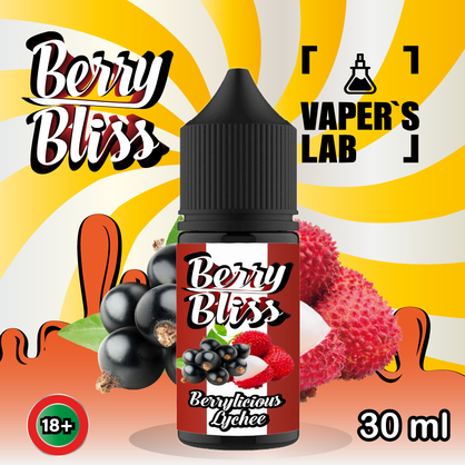 Фото сольова жижа top berry bliss berrylicious lychee 30 мл