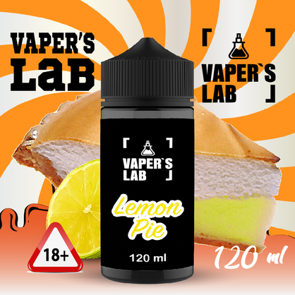 Фото купити жижу для вейпа без нікотину vapers lab lemon pie 120 ml