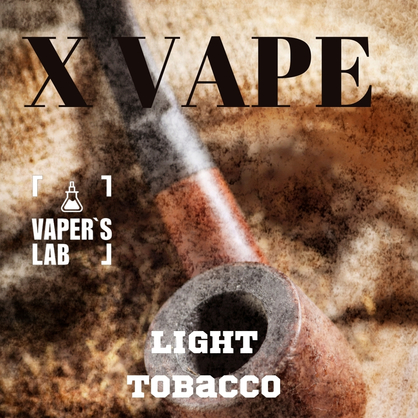 Фото купити заправку для електронної сигарети xvape light tobacco 120 мл