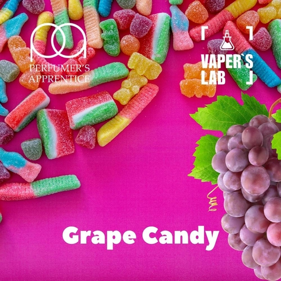 Відгуки на Кращі смаки для самозамісу TPA "Grape Candy" (Виноградний льодяник) 