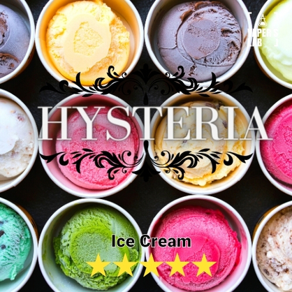 Фото, Видео на жижи без никотина Hysteria Ice Cream 30 ml