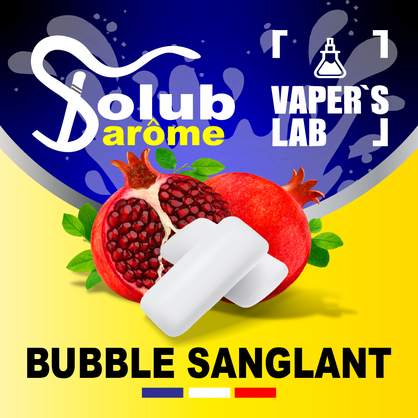 Фото, Відеоогляди на Кращі смаки для самозамісу Solub Arome "Bubble Sanglant" (Гранатова жуйка) 