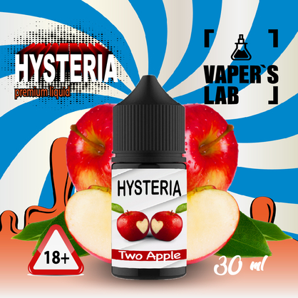 Фото, Видеообзор на жижку Salt Hysteria Salt Two Apple 30 ml