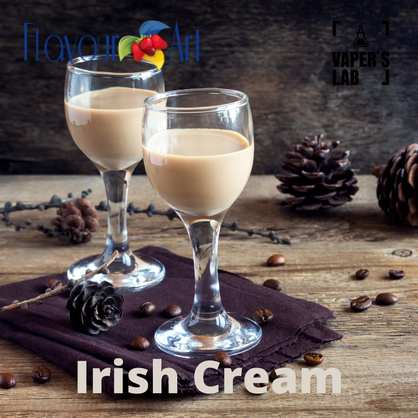 Фото, Відеоогляди на Аромки для вейпа. FlavourArt Irish Cream Ірландський крем