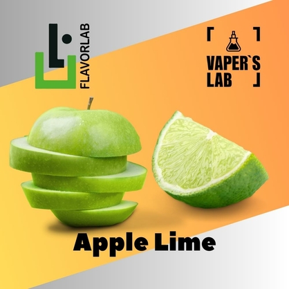 Фото на Ароматизаторы для вейпа Flavor Lab Apple Lime 10 мл