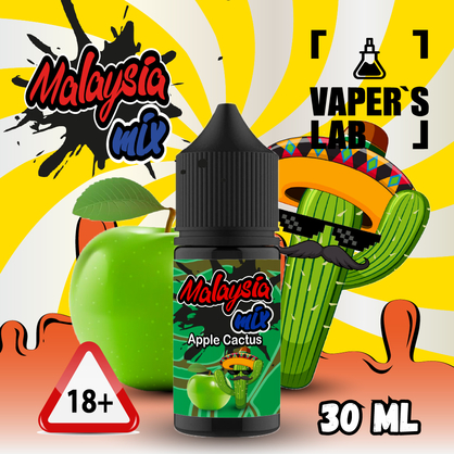 Фото солевая жидкость malaysian mix salt apple cactus 30 ml