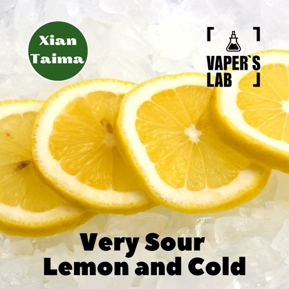 Фото, Відеоогляди на Ароматизатори для рідин Xi'an Taima "Very Sour Lemon and Cold" (Дуже кислий і холодний лимон) 