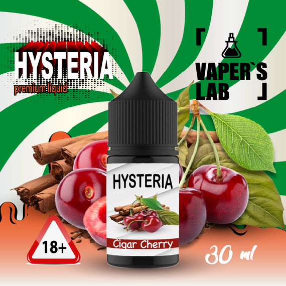 Отзывы на Salt жижу на солевом никотине Hysteria Salt "Cigar Cherry" 30 ml