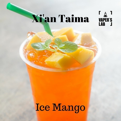 Фото, Видео, Ароматизаторы для самозамеса Xi'an Taima "Ice Mango" (Манго с холодком) 