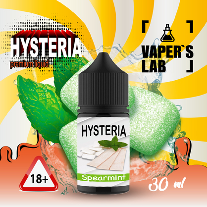 Фото, Видеообзор на жижку Salt Hysteria Salt Spearmint 30 ml