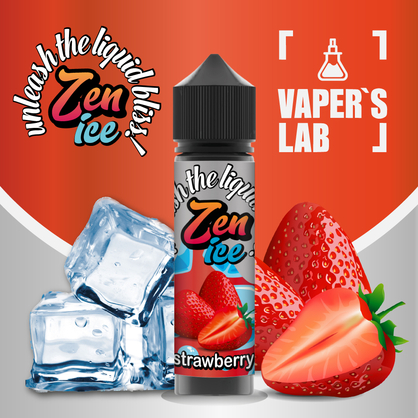 Фото жижки для вейпа zen ice strawberry