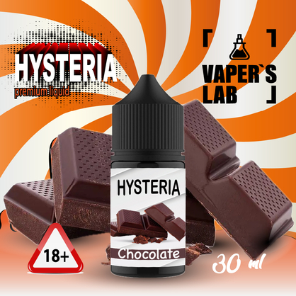 Фото, Видеообзор на жижку Salt Hysteria Salt Chocolate 30 ml