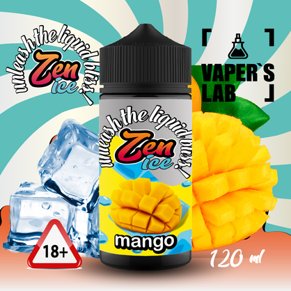 Фото рідини для вейпа zen ice mango