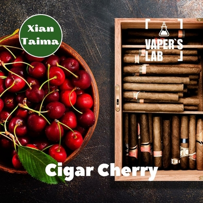 Фото, Видео, Ароматизаторы для вейпа купить украина Xi'an Taima "Cigar Cherry" (Сигара с вишней) 