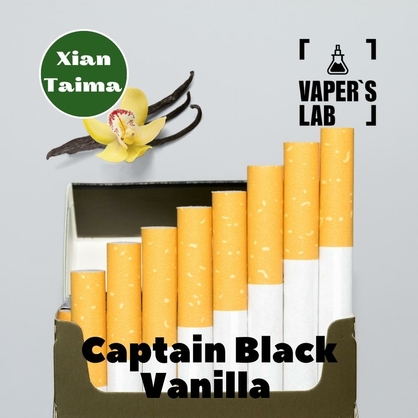 Фото, Відеоогляди на Найкращі харчові ароматизатори Xi'an Taima "Captain Black Vanilla" (Капітан Блек ваніль) 