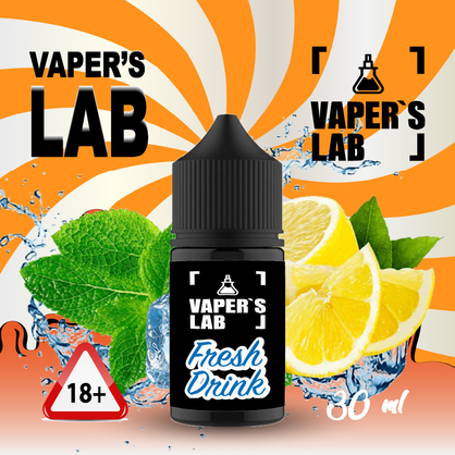 Фото, Видеообзор на жижку Salt Vaper's LAB Salt Fresh drink 30 ml