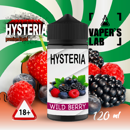 Фото купить жижу для вейпа дешево hysteria wild berry 100 ml