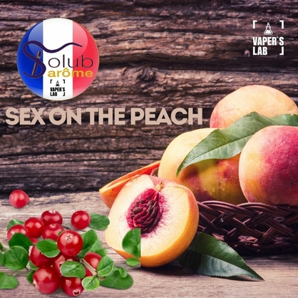 Фото, Видео, Натуральные ароматизаторы для вейпа  Solub Arome "Sex on the peach" (Напиток с персика и клюквы) 