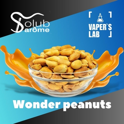 Фото, Видео, Купить ароматизатор Solub Arome "Wonder peanuts" (Жареный арахис с карамелью) 