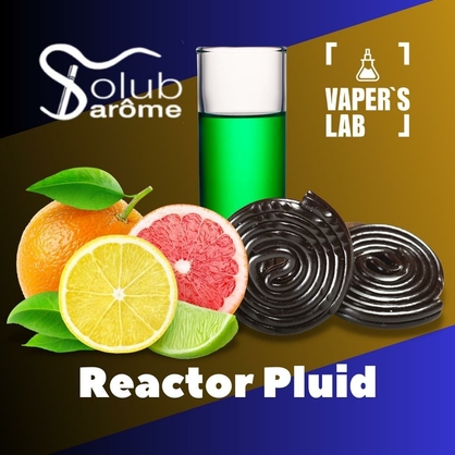 Фото, Видео, Премиум ароматизатор для электронных сигарет Solub Arome "Reactor Pluid" (Абсент лакрица и цитрусы) 