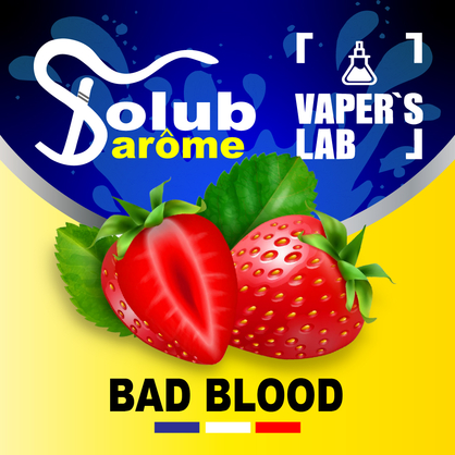 Фото, Видео, Компоненты для самозамеса Solub Arome "Bad blood" (Клубничная конфета) 