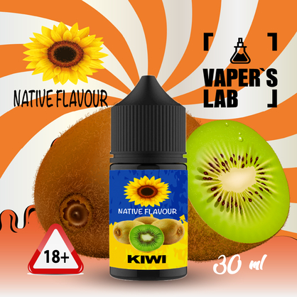 Фото жижа для пода native flavour salt kiwi 30 ml