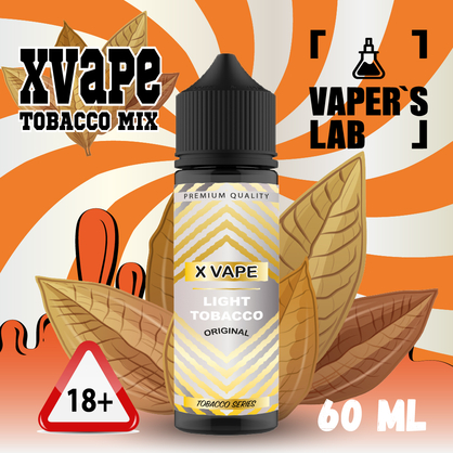 Фото, Видео на жижи для вейпа XVape Light Tobacco