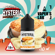 Рідини Salt для POD систем Hysteria Banana Cake 30