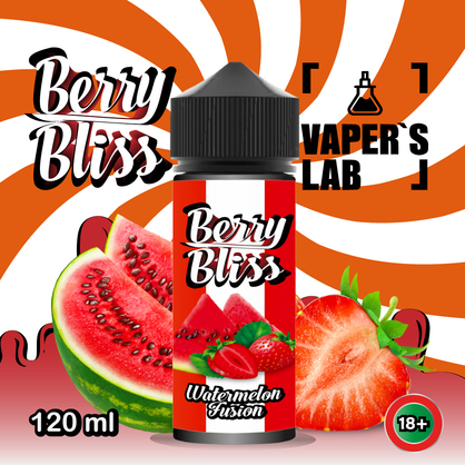 Фото рідини для вейпа berry bliss watermelon fusion  (кавун з ягодам)