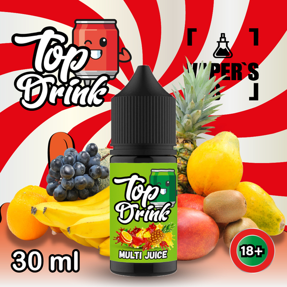 Отзывы на жижу для pod Top Drink SALT "Multi Juice" 30 ml