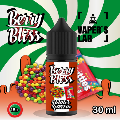 Фото сольова жижа top berry bliss skittles spectra 30 мл