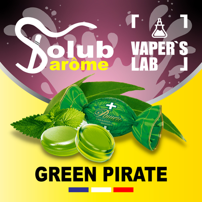 Фото, Відеоогляди на Найкращі харчові ароматизатори Solub Arome "Green pirate" (М'ятні цукерки) 